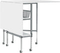 Sew Ready Hobby and Cutting Table, Arts and Crafts Table with 2 Mesh Storage Drawers
