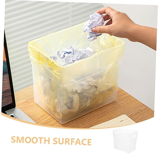2pcs Desktop Trash Can Storage Basket for Office Bathroom Car Hotel Slim Garbage Container Bin