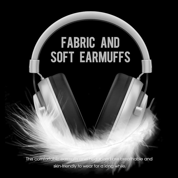 SADES MPOWER Stereo Gaming Headset for PS4, PC, Mobile, Noise Cancelling Over Ear Headphones with Retractable and Flexible Mic & Soft Memory Earmuffs for Laptop -Angel Edition (Grey)