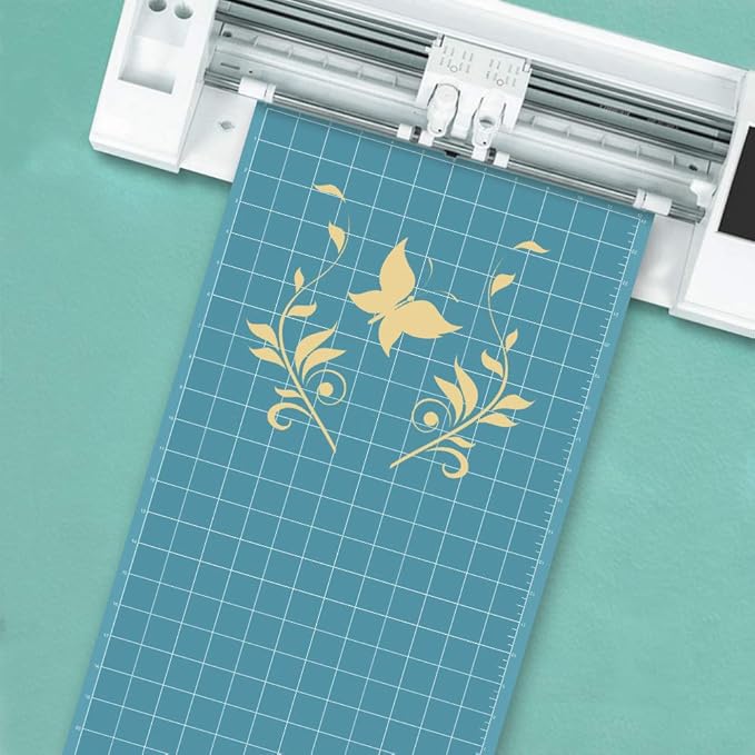 REALIKE LightGrip Cutting Mat for Silhouette Cameo 5/4/3/2/1(3 Mats,12x24 inch) Blue Light Adhesive Cricket Cut Mats Replacement Accessories for Silhouette Cameo