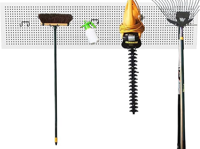 KINOMI 24 Pack Pegboard Hooks Heavy Duty Pegboard Drill Holder Power Tool Holder, Value Set, Large Pegboard Accessories and Hooks for Tools, Power Drills, Art and Craft Supplies etc
