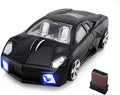 Jinfili 2.4GHz Sports Car Wireless Mouse Optical Cool 1600DPI 3D USB Wireless Gaming Mice for Pc Laptop Windows 10