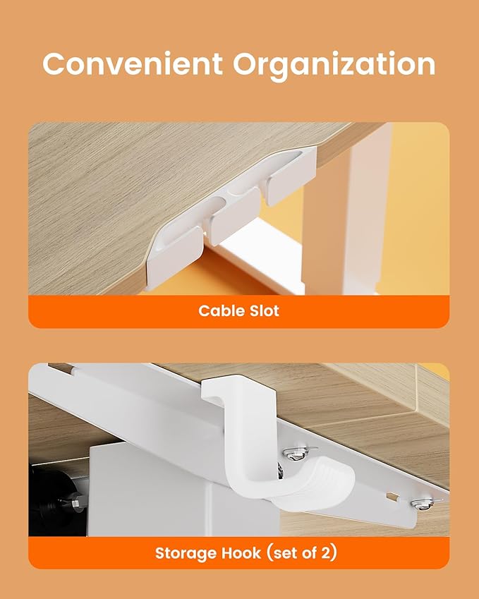 ErGear Electric Standing Desk – Natural (44")