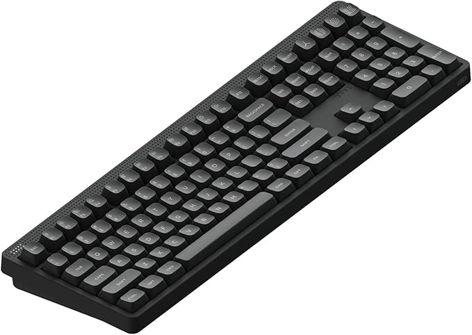 nuphy Node100 Wireless Mechanical Keyboard, Hot Swappable Custom Bluetooth Keyboard, 109 Keys Computer Gaming Keyboards, Supports Touch Gestures, PBT Keycaps, RGB Backlit, Bluetooth/2.4GHz/USB-C