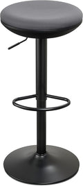 IWMH Standing Desk Stool, Ergonomic Adjustable High Office Chair, Round 360° Swivel Sit Wobble Stool Without Backrest for Bedroom, Kitchen, Living Room (Grey)