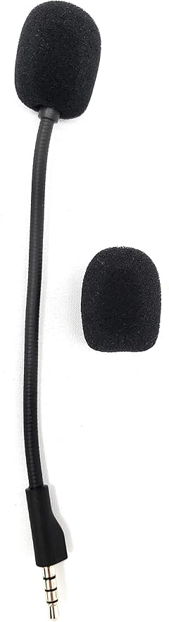 TNE Replacement Game Mic for Steelseries Arctis 1 Headphones Detachable Microphone Boom for Steelseries Arctis 1 PS4 Pro PS5 Xbox One X Computer PC Gaming Headsets 3.5mm Jack Noise Cancelling