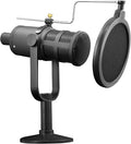 YTM-165D Dynamic XLR Podcast Microphone with Mid-Range Boost, Low-Cut Filter, and High Sensitivity – Ideal for Vocal Clarity in Live Streaming, Recording, and Broadcasting