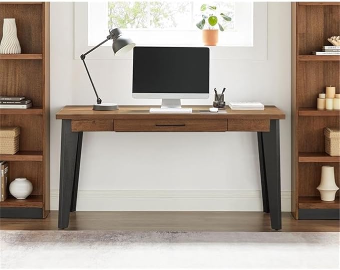 Pemberly Row Set of 3 Writing Office Table & Filing Cabinet & Bookcase