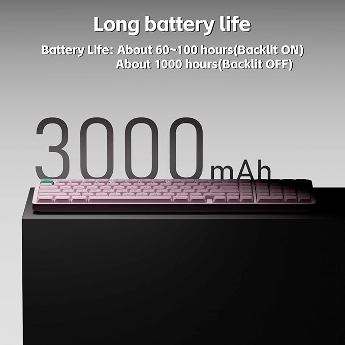 nuphy Node100 Wireless Mechanical Keyboard, Hot Swappable Custom Low Profile Keyboard, 103 Keys Computer Gaming Keyboards, Supports Touch Gestures, PBT Keycaps, RGB Backlit, Bluetooth/2.4GHz/USB-C