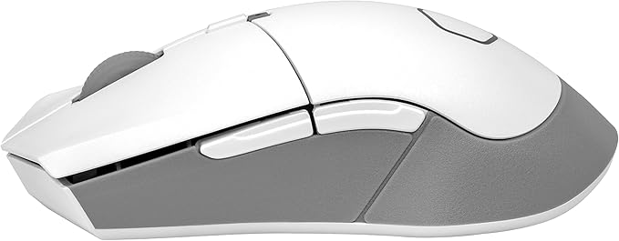 Cooler Master MM311 Wireless Gaming Mouse White, Adjustable 10,000 DPI, Palm|Claw Grip, 2.4GHz Wireless, PixArt Optical Sensor, PTFE Feet, RGB Lighting (MM-311-WWOW1)