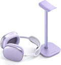 Headphone Stand, Desktop Headset Holder (Purple) Heavy Base Desk Earphone Stand Aluminum Gaming Headset Hanger Rack for AirPods Max, AirPods, AirPods Pro, Beats, Bose