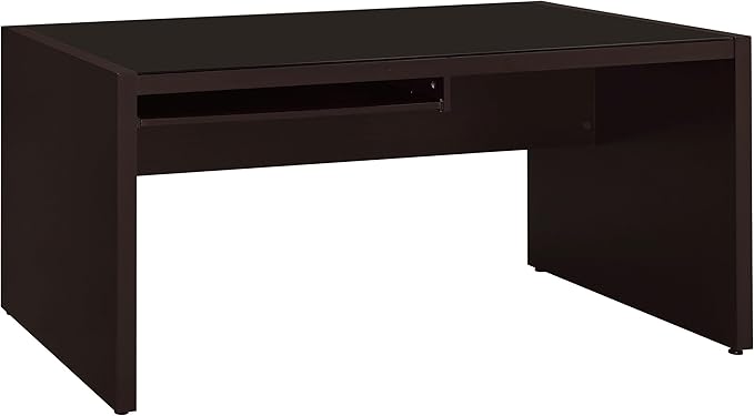 Coaster Home Furnishings - Skeena - Engineered Wood - 3-Piece Home Office Computer Desk Set with Desk Return and Mobile Filing Cabinet- Transitional Style - Home Office - Cappuccino - 800901 -S3