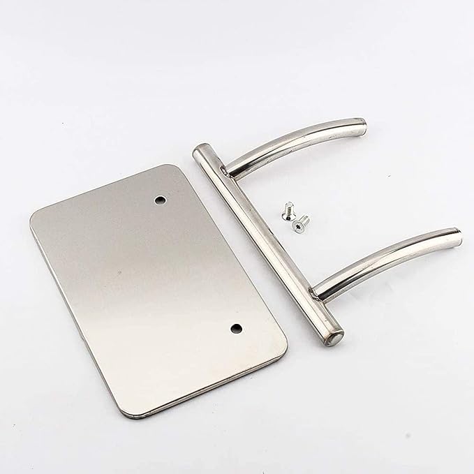 Mxzzand Stainless Steel Footrest Barbers Salon Foot Rest Rack Hair Chair Salon Barbers Equipment for Hairdressers Tattoo Shops