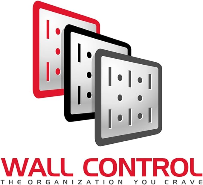 Wall Control Pegboard Spray Can Holder Bracket and Aerosol Can Organizer Pegboard and Slotted Tool Board - Blue