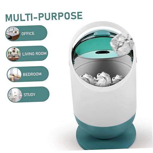Trash Can Desktop Wastebasket for Versatile Slim Garbage Bin for Bathroom and Countertop Creative Portable Trash Container