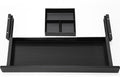 Under Desk Storage Drawer, Shallow Under Desk Drawer Organizer (Black 23.5 inch)