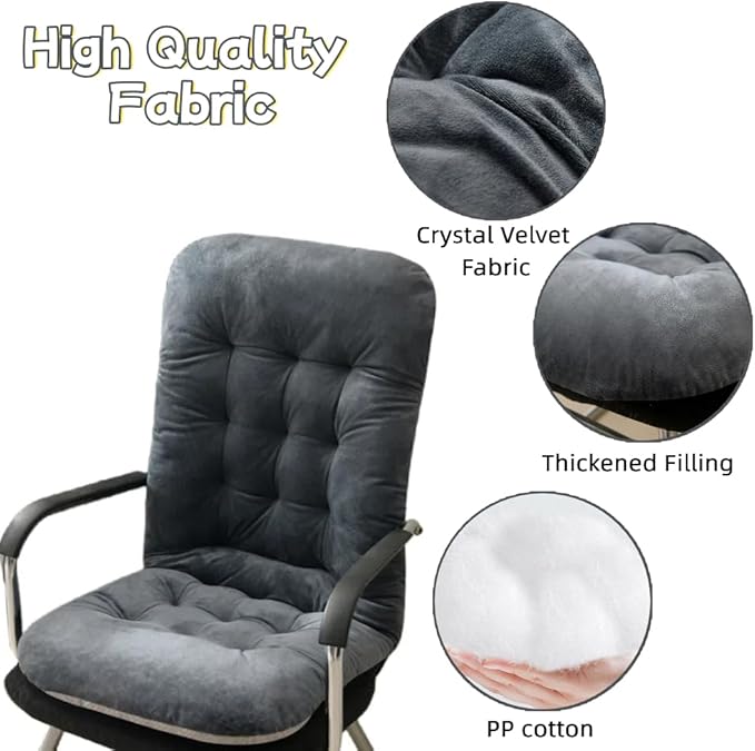Office Chair Cushion Plush Seat Pad with Back Support Desk Cushions for Gamer Chair Recliner Rocking Chair