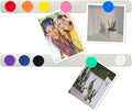 ZDZBLX Magnetic Board Strips, Frameless Stainless Steel Iron Bulletin Bar with Strong Adhesive Backing, Memo Board Magnet Board Strip for Wall, Office, School,Home,10 Colorful Magnets Included, 2-Pack