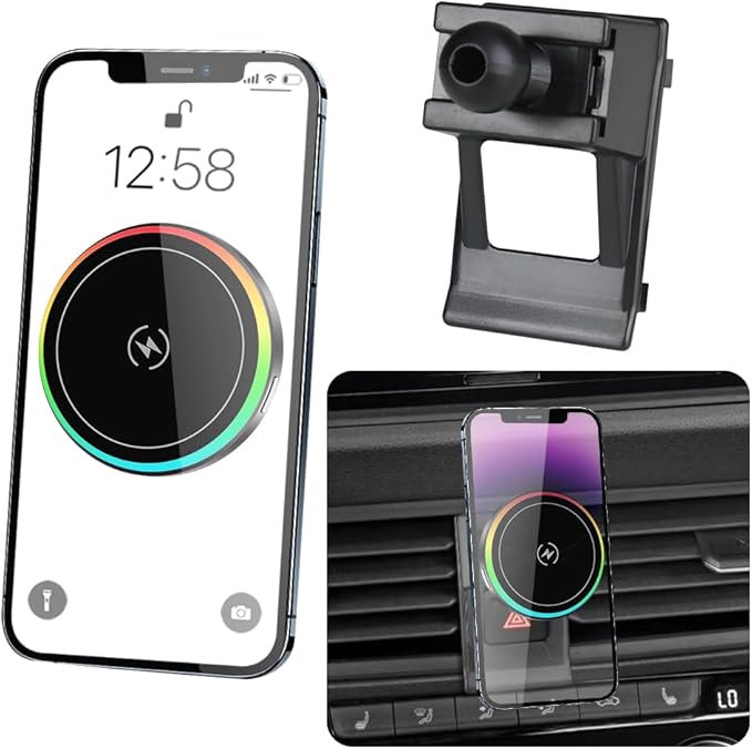 Magsafe Car Magnetic Phone Mount for Volkswagen VW Jetta 2019 2020 2021 2022 2023 2024 2025 2026 Auto Interior Accessories Cell Phones Best Holder Fast 15W Wireless Charger Cellphone Stand