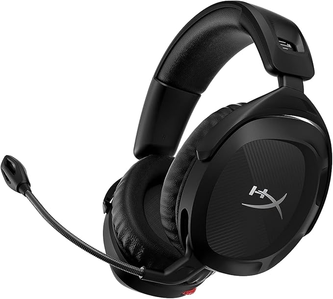 HyperX Cloud Stinger 2 - Wireless Gaming Headset – Compatible with PC. Noise-Cancelling Swivel-to-Mute Microphone, Comfortable Memory Foam, UP to 20 Hours of Battery Life (Renewed) - Grade A