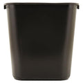 Rubbermaid Commercial Products Deskside Wastebasket/Trash Can, 3.25-Gallon/13-Quart, Black, Small, for Bedroom/Bathroom/Office, Fits Under Desk/Sink/Cabinet