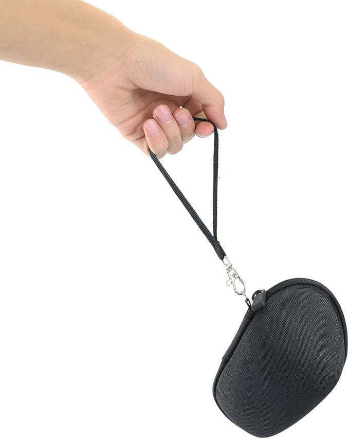 co2CREA Hard Travel Case Replacement for Logitech G604 Lightspeed Wireless Gaming Mouse (Black Case)