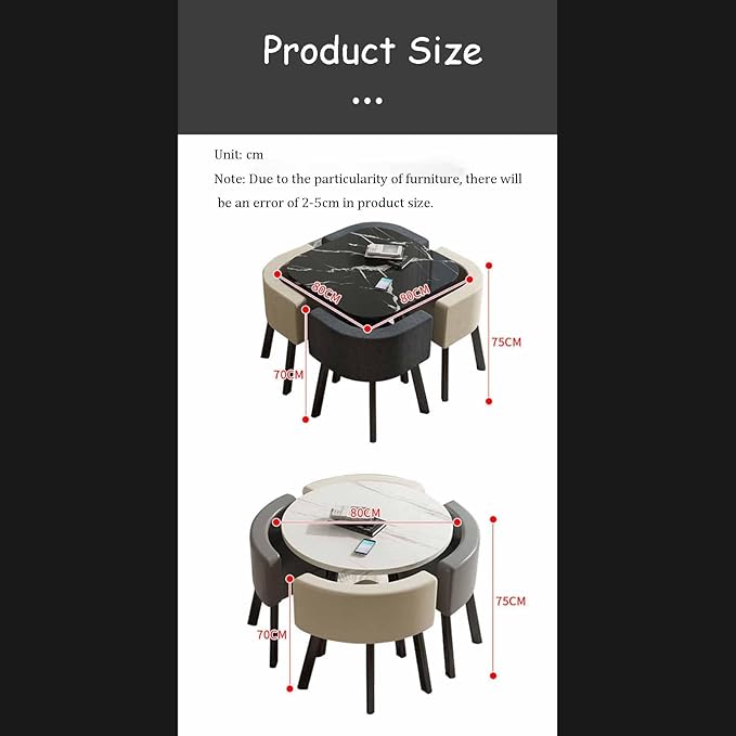 Computer Desk, Vanity Desk, Bedside Tables,Family Dining Room Furniture Set, 1 Table, Kitchen Bar Balcony Bedroom Library Billiards Hall Office 2