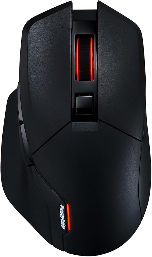 PowerColor ALPHYN AM10 Wireless Gaming Mouse, Black