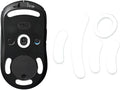 Gaming Mouse Skates for Logitech G Pro Superlight High-Performance PTFE Replacement Mouse Feet Rounded Edges Ultra-Smooth Glide 2set White