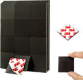Magnetic Squares with Adhesive Backing(36PCS Each 1.5" x1.5"),Pre-Cut Self Sticky Magnets as Back to School Supplies,Peel and Stick for Cards/Picture/Poster (80mil Magnet)