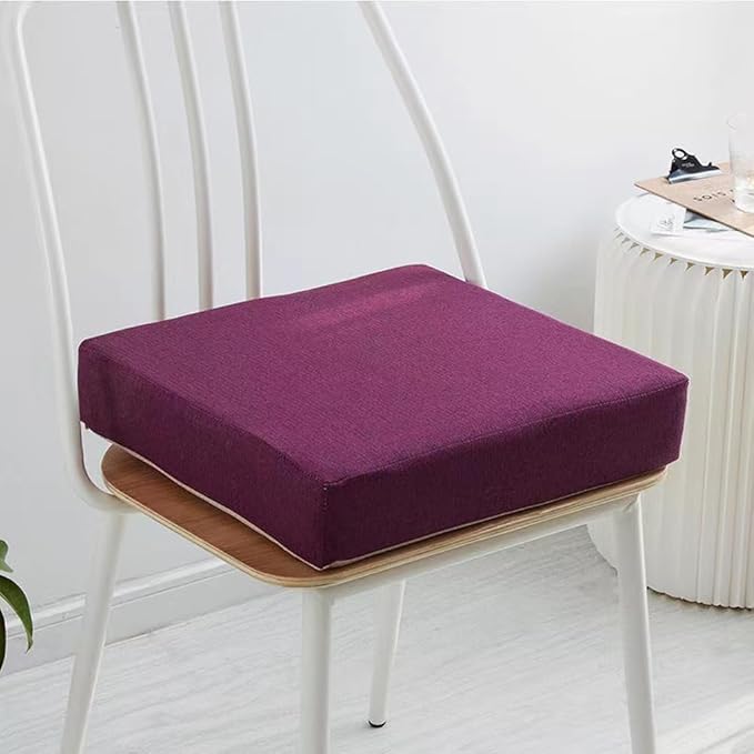 seat Pads for Dining Chairs 16x16x2inch Pain Relief Foam Seat Pad ，Thicken Breathable & Washable Cover,for Wheel Chair Car Seat,Office Chair