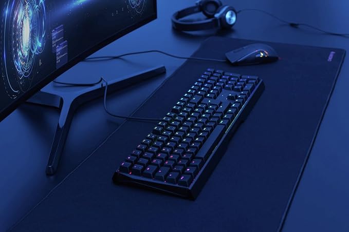 CHERRY MX Board 3.0 S Wired Mechanical Keyboard Aluminum Housing MX Red Silent Switches for Gaming and Office, Black (Renewed)