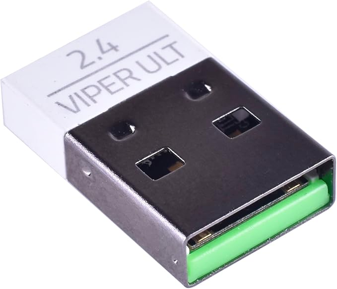 BestParts New USB Dongle Signal Mouse Receiver Adapter Compatible with Razer Viper Ultimate Gaming Mouse (White)