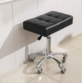 Kaleurrier Heavy Duty Stools with Wheels 400lb Backless Height Adjustable Stool - Rolling Stools Swivel Chair for Counter Bar Salon Office Home Kitchen Lab Clinic (Rolling Casters, Black)