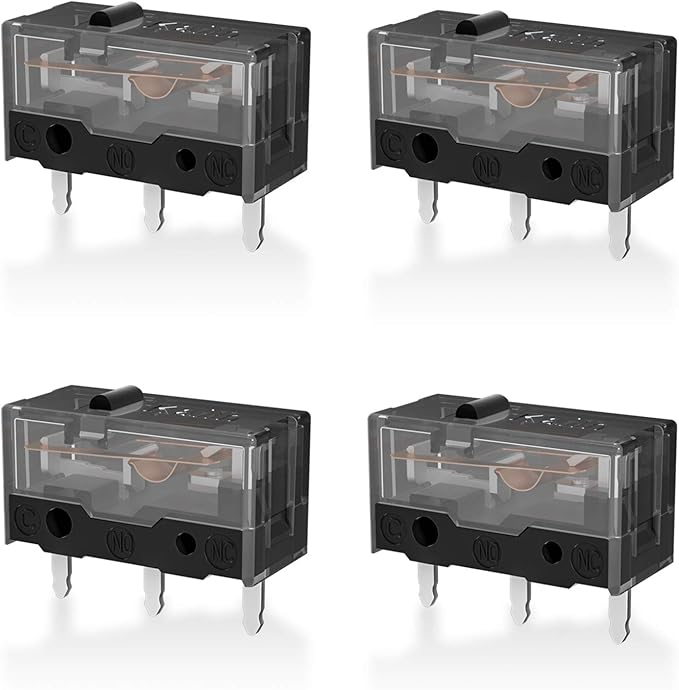 YIMAGUJRX Black Kailh GM 8.0 Mouse Switch for Gaming Mouse 4Pcs