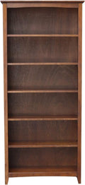 International Concepts, 72" High Bookcase With Adjustable Shelves, Solid/ Sturdy Parawood Construction, Durable Furniture, Eco-Friendly, Espresso