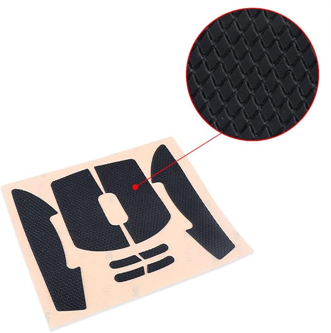 HUYUN Mouse Side Grips Sweat Resistant Pads/Anti Sweat Paste Grip Tape Compatible for Logit G PRO GPRO Wireless GPW Gaming Mouse