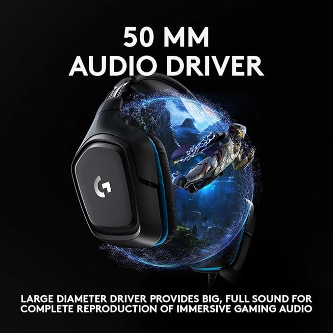 Logitech G432 Gaming Headset and G502 Hero Gaming Mouse Bundle