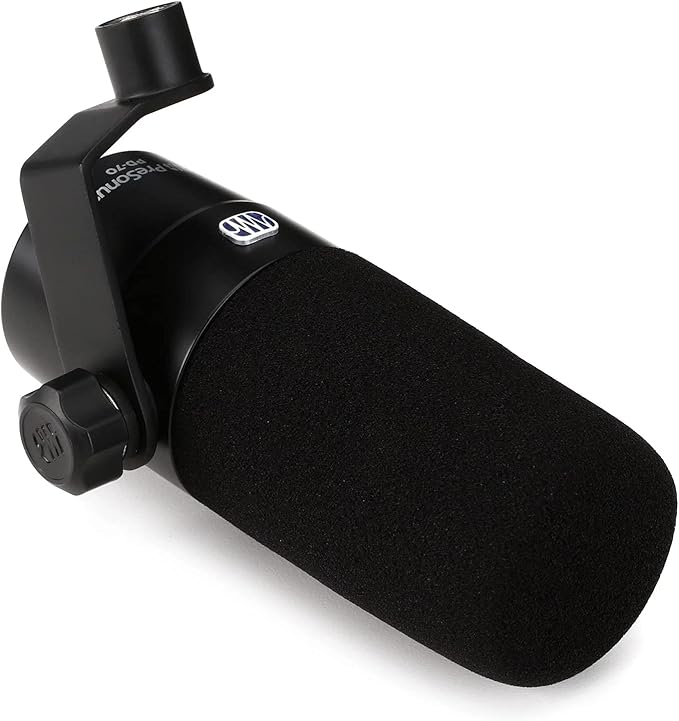 PreSonus PD-70 Dynamic Vocal Microphone for Broadcast, Podcasting, and Live Streaming