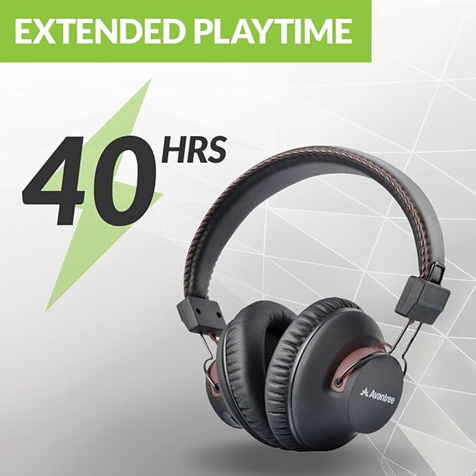 Avantree C519M - Clear Voice & Rich Background Sound, Low Latency Bluetooth Headphones with Mic & USB C Adapter for PS5 & Switch, Wireless Headset for PC Work & Gaming, 40H Playtime