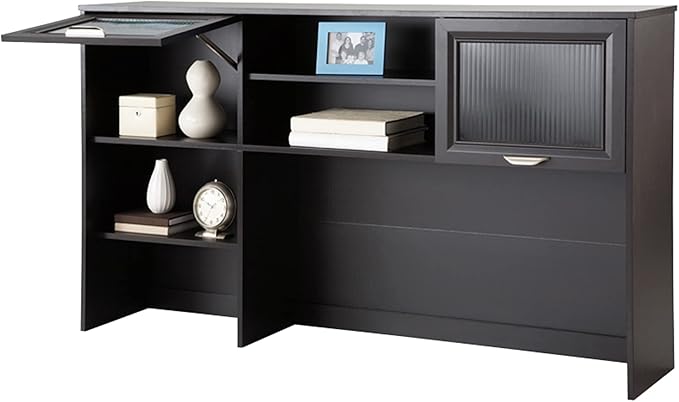 Realspace Magellan 58"W Hutch For Corner Or L-Shaped Computer Desks, Espresso