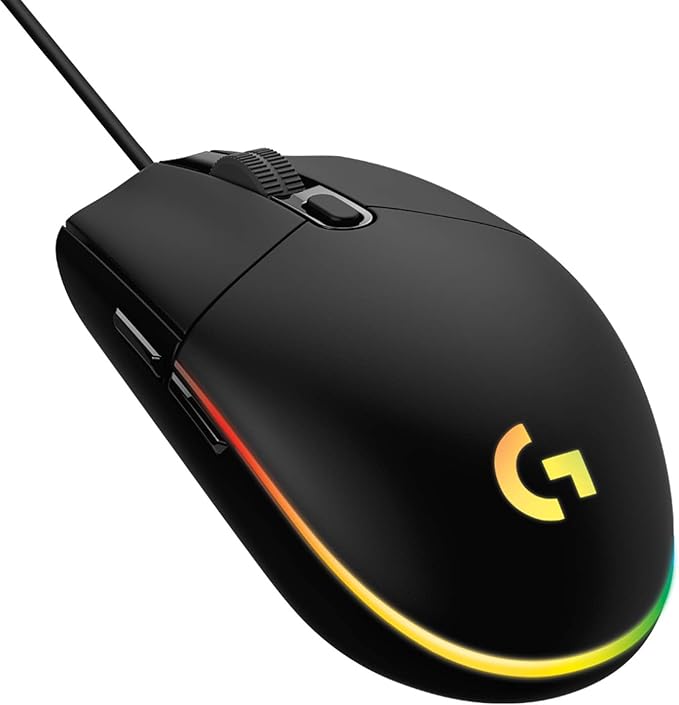 Logitech G335 Wired Gaming Headset + G203 Wired Gaming Mouse Bundle - Black