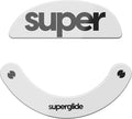 Superglide2 - New Controllable Speed Textured Surface Smoothest Mouse Feet/Skates Made with Ultra Strong Glass Smooth and Durable Sole for Xlite v2 & v3 & v3 ES Wireless Gaming Mouse (Type-C, White)