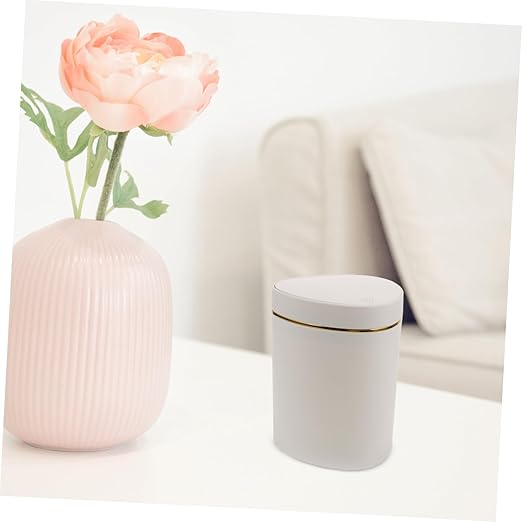 ABOOFAN Slim Garbage Bin Desk Top Trash Can Mini Small Waste Container Hotel Office