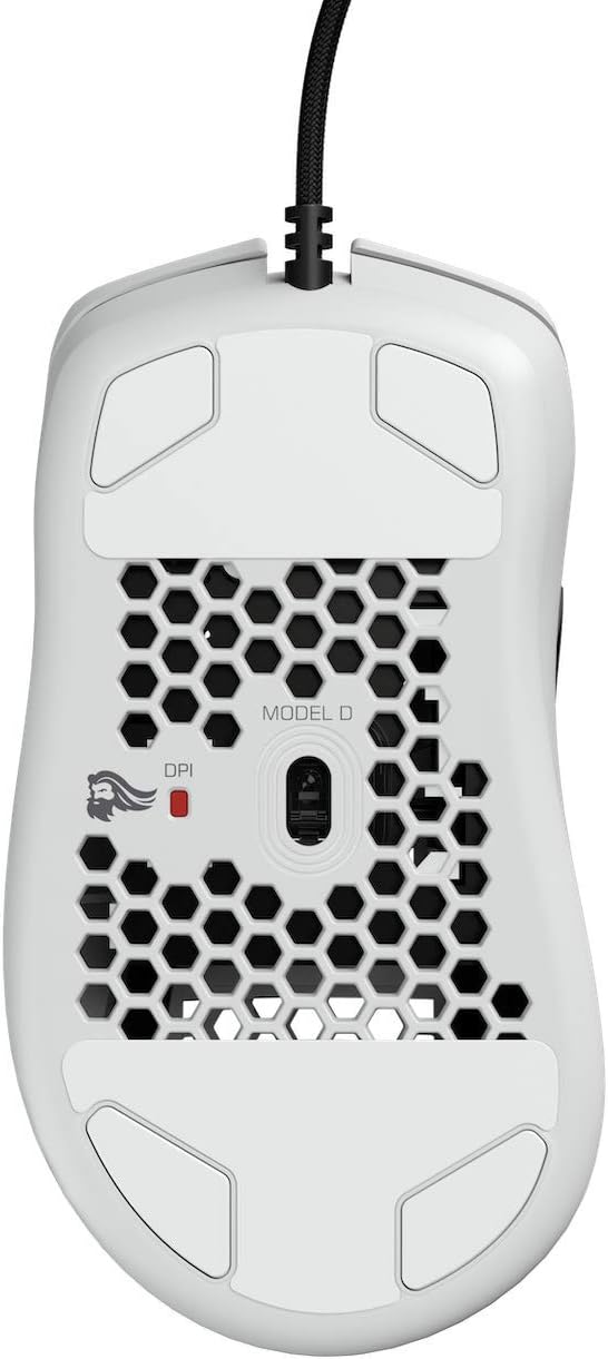 GLORIOUS Model D Gaming Mouse, Glossy White (GD-GWHITE) (Renewed)