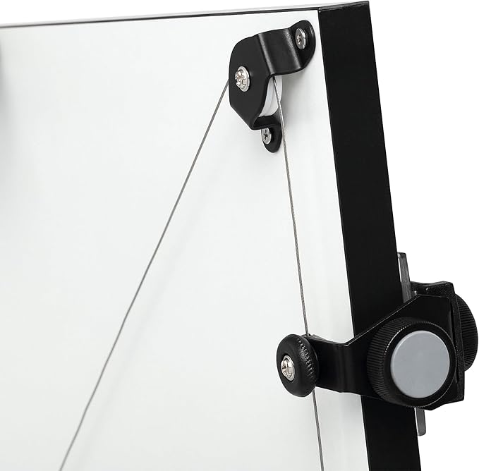 Acurit Multi-Angled 20”x26” PXB Drawing Board for Artists and Designers - Portable Tabletop Workspace, Drawing, Sketching, Drafting, Painting - Portable Laminated Surface w/Ruler & Parallel Motion Bar