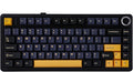 EPOMAKER x Aula F75 Gasket Mechanical Keyboard, 75% Wireless Hot Swappable Gaming Keyboard with Five-Layer Padding&Knob, BT/2.4GHz/USB-C, RGB (Black, Ice Vein Switch)