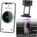 Car Magnetic Phone Mount for Volkswagen VW Jetta 2011 2012 2013 2014 2015 2016 2017 2018 Auto Interior Accessories Best Cellphone Holder Fast 15W Wireless Charger Cell Phones Charging Screen Stand