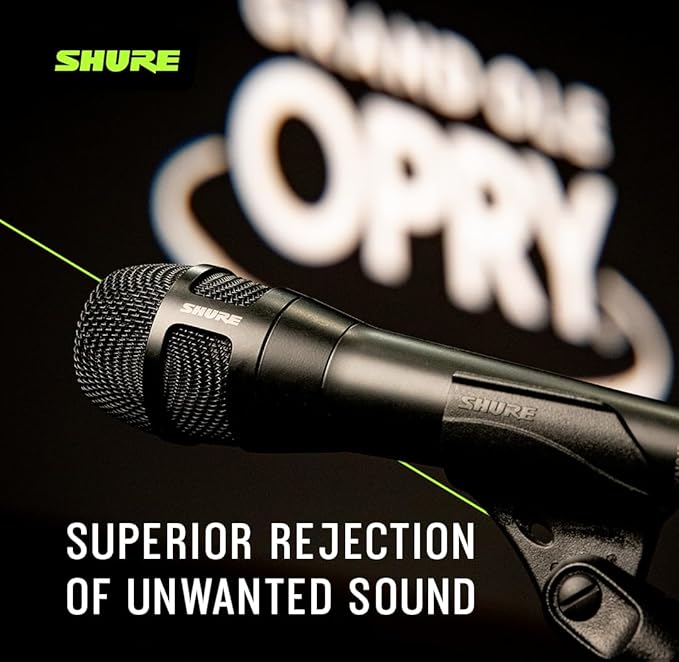Shure Nexadyne 8/C - Professional Cardioid Dynamic Vocal Microphone with Dual-Engine Technology, Exceptional Signal Clarity, Reliability - for Live Performances and Studio Recordings