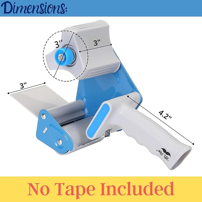 Mr. Pen- Packing Tape Dispenser Gun, 3 inch Tape Gun Dispenser, 3 inch Packing Tape Gun, Heavy Duty Tape Dispenser, Shipping Dispenser, Packaging Tape Dispenser